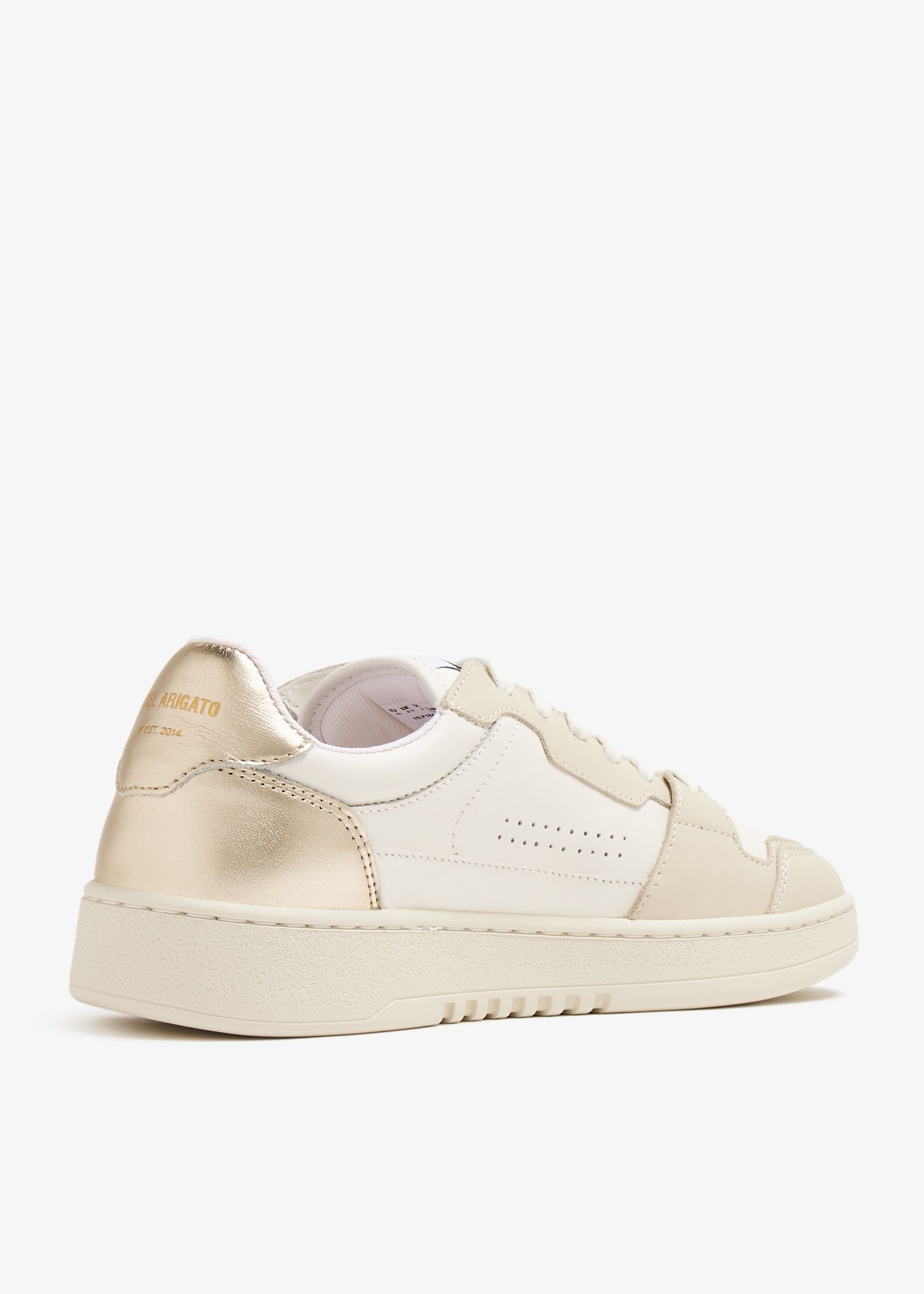 Axel Arigato o1s22i1n0425 Low-Top Sneakers in White/Gold Size US 7 / IT 37 - 4 Thumbnail