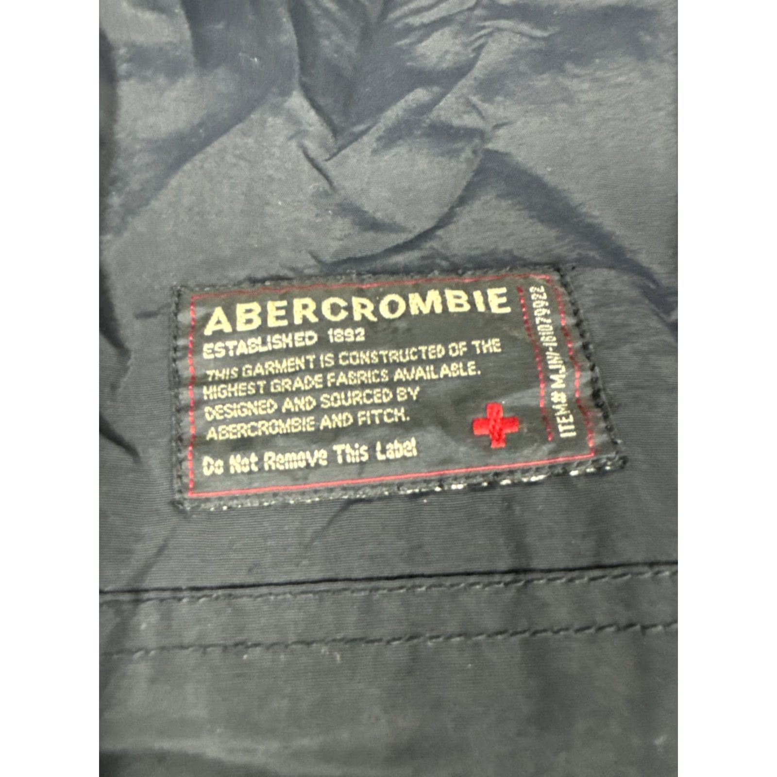 Abercrombie & Fitch Abercrombie & Fitch Anorak Bomber Jacket Mens M Fleece Lined Navy Blue Size US M / EU 48-50 / 2 - 2 Thumbnail
