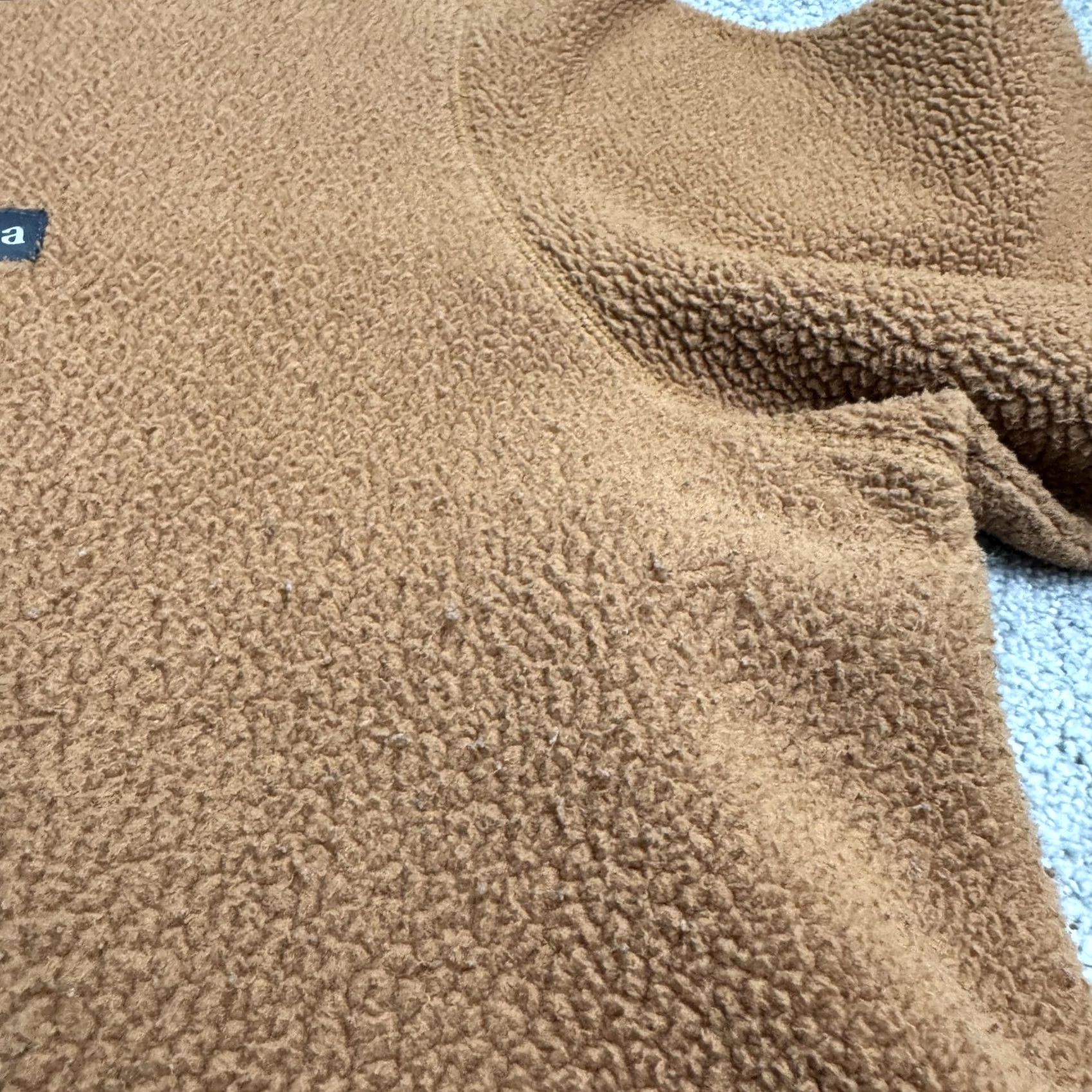 Vintage Columbia Ridge II Fleece Jacket Hooded 1/2 Zip Mens Large Brown Size US L / EU 52-54 / 3 - 7 Thumbnail