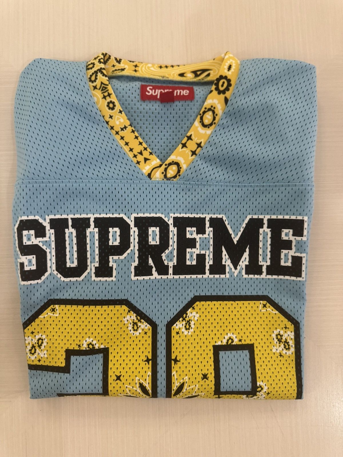 Supreme Supreme bandana football jersey blue sz Small SS25 USED Size US S / EU 44-46 / 1 - 1 Thumbnail