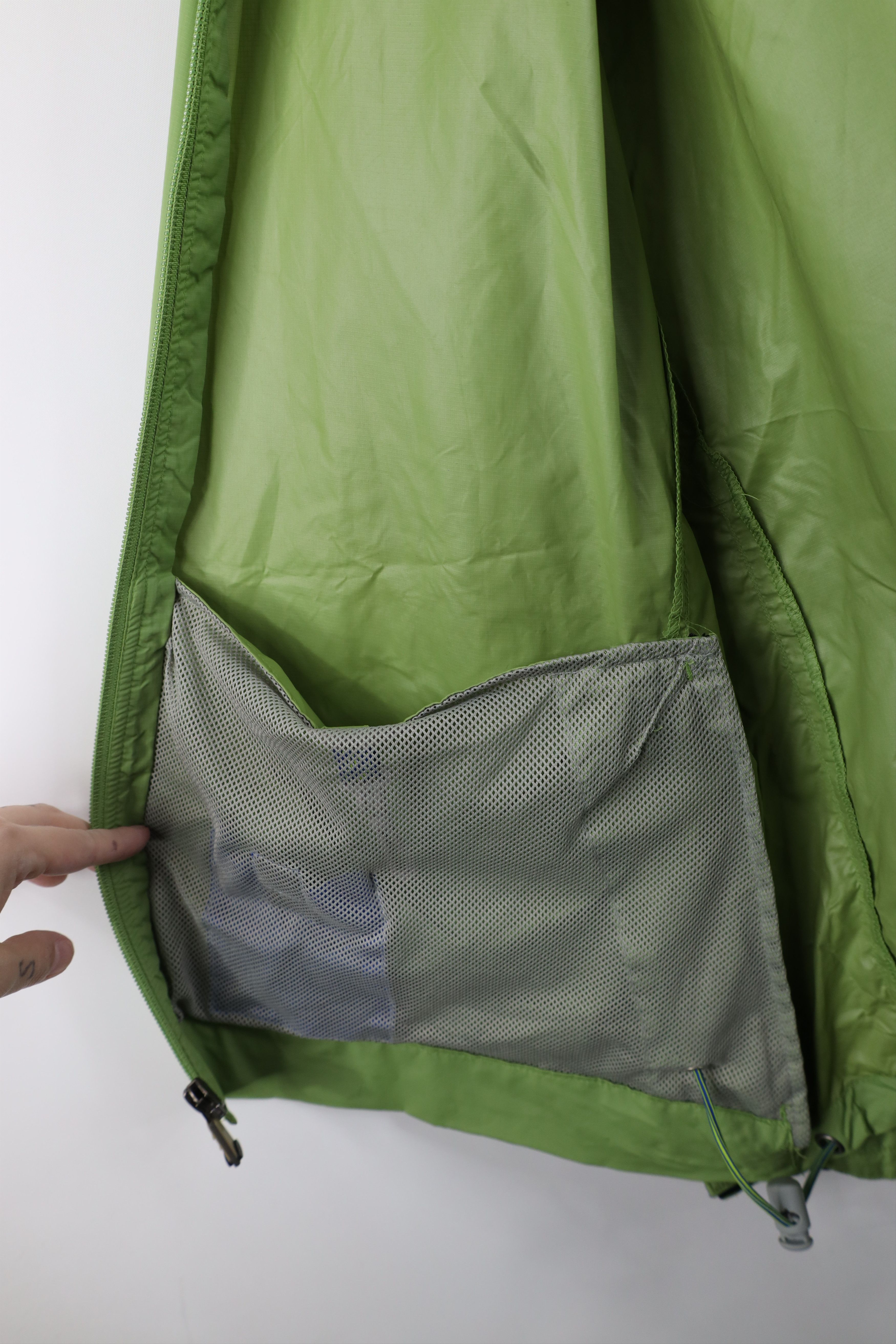 Gap Vintage Gap Packable Hooded Windbreaker Rain Jacket Lime Size US XXL / EU 58 / 5 - 11 Thumbnail