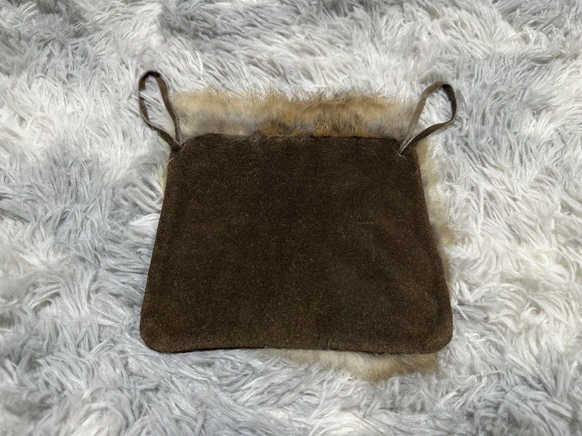 Japanese Brand 🔥Sick Y2K Japanese Suede Fur Belt Bag Goa Vkei Style Size ONE SIZE - 7 Thumbnail