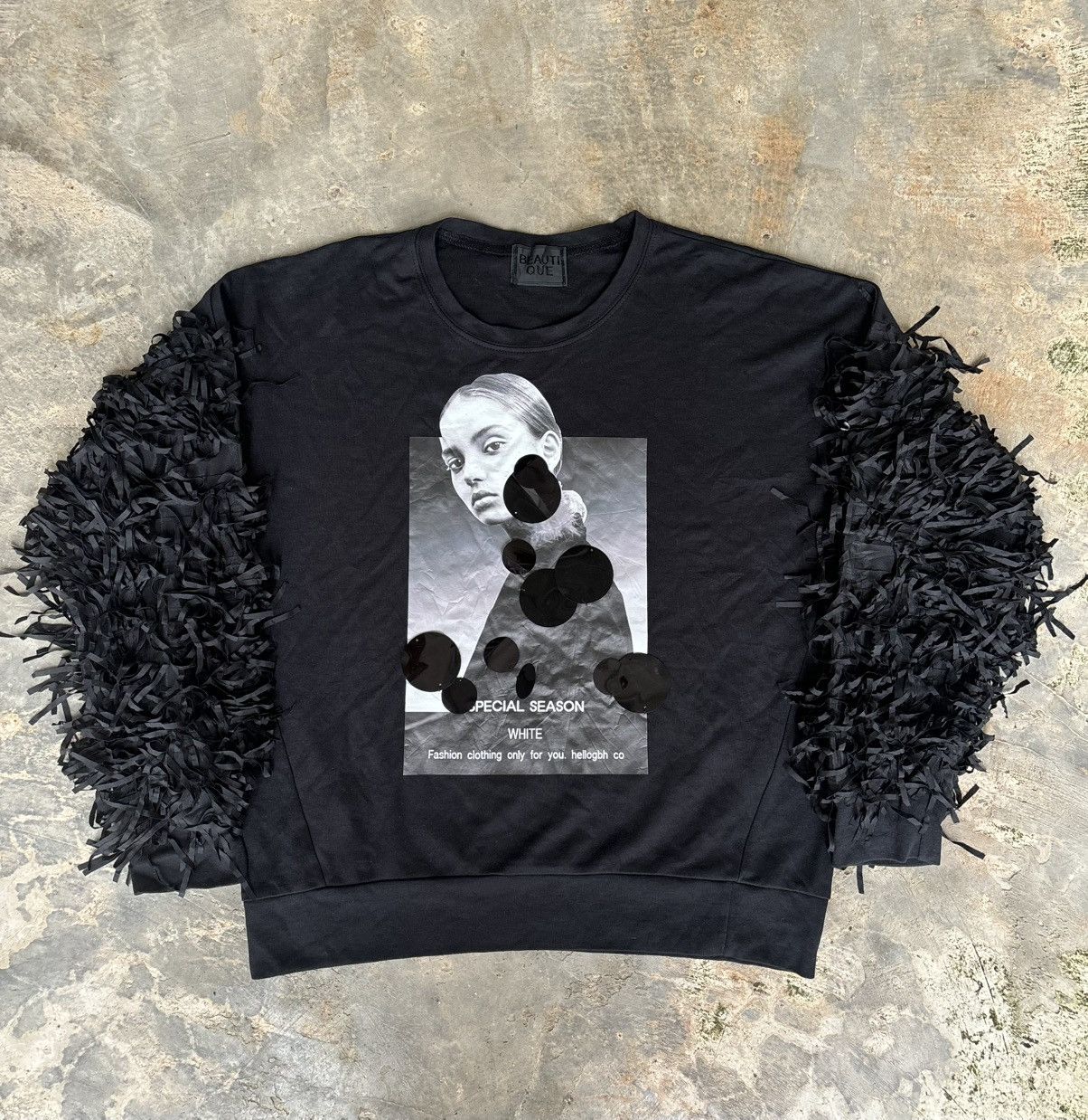 Hysteric Glamour Y2k Beauti Que Phototee Women's Sweatshirt Size ONE SIZE - 1 Thumbnail