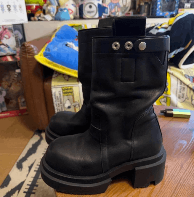 Rick Owens Rick Owens Hi-Top Sneakers Size US 5.5 / EU 38 - 1 Thumbnail
