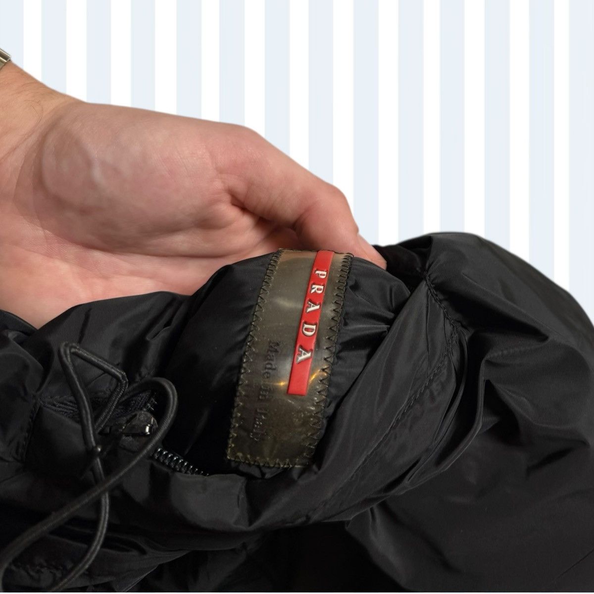 Prada PRADA REVERSIBLE WINDBREAKER PUFFER JACKET QUITED FULL ZIP Size US L / EU 52-54 / 3 - 7 Thumbnail