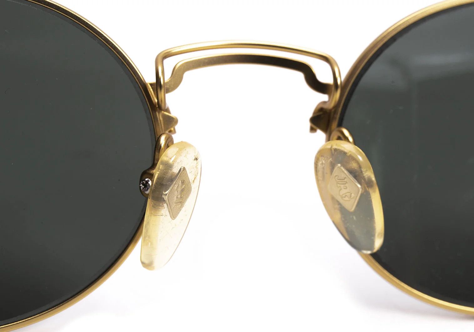 Jean Paul Gaultier Double Bridge Sunglasses in Gold and Black Size ONE SIZE - 12 Thumbnail