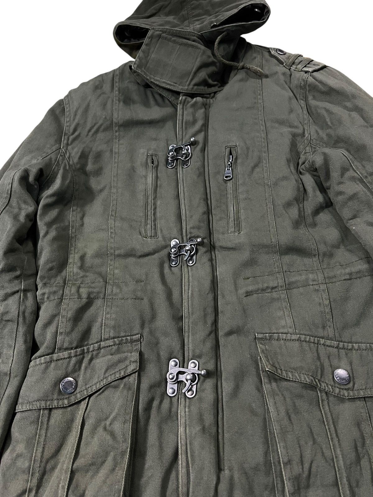 In The Attic In The Attic Rocker Garment Green Army Punk Jacket Size US M / EU 48-50 / 2 - 5 Thumbnail