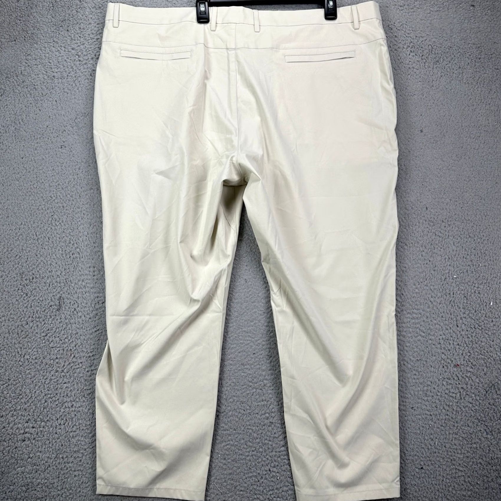 Vintage Marcus Pierce Golf Pants Mens 44X28 Beige Flat Front Straight Leg Casual Shorts? Size US 44 / EU 60 - 2 Thumbnail