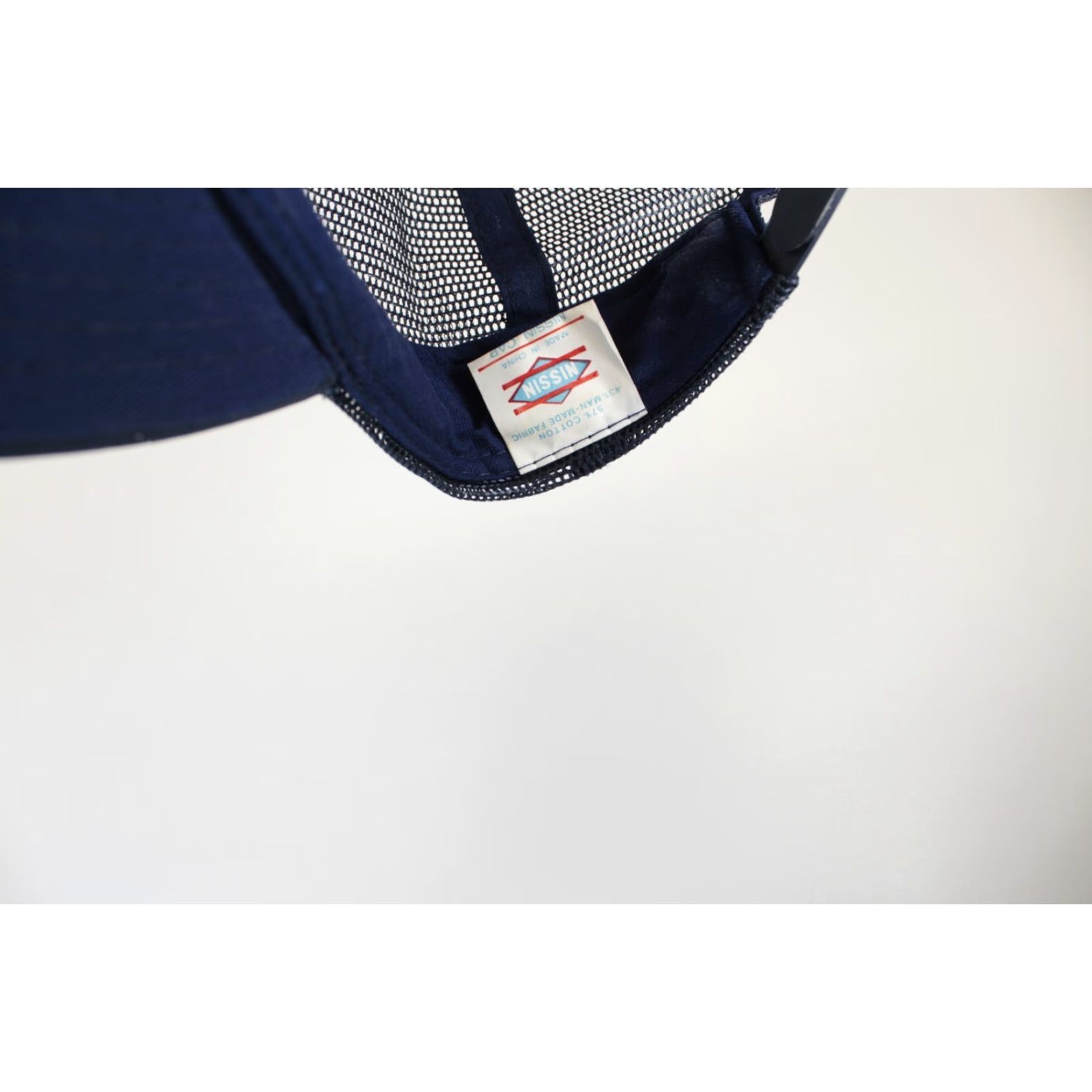Champion VINTAGE General Mills Trucker Hat Navy Blue White Laurels Size ONE SIZE - 6 Thumbnail