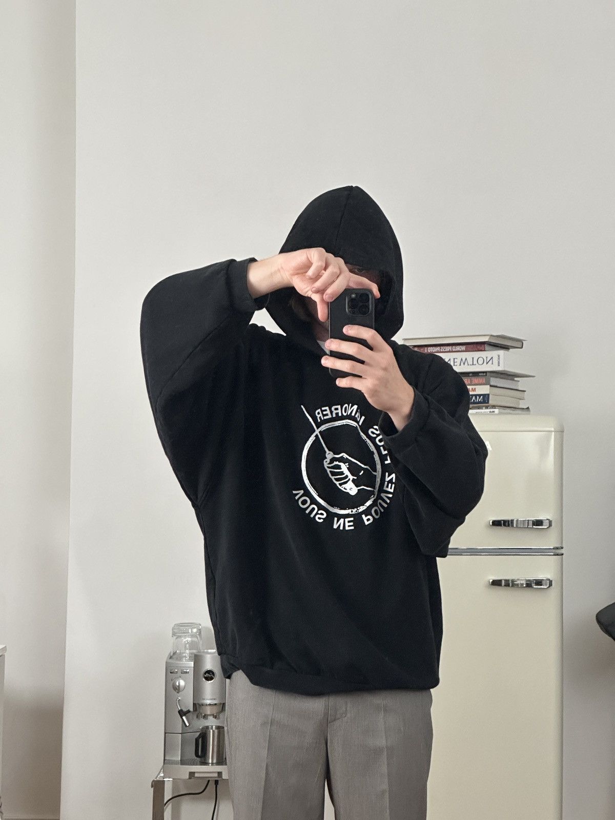 Raf Simons Raf Simons SS/2002 VOUS NE POUVEZ PLUS IGNORER Runway Size US XL / EU 56 / 4 - 1 Thumbnail