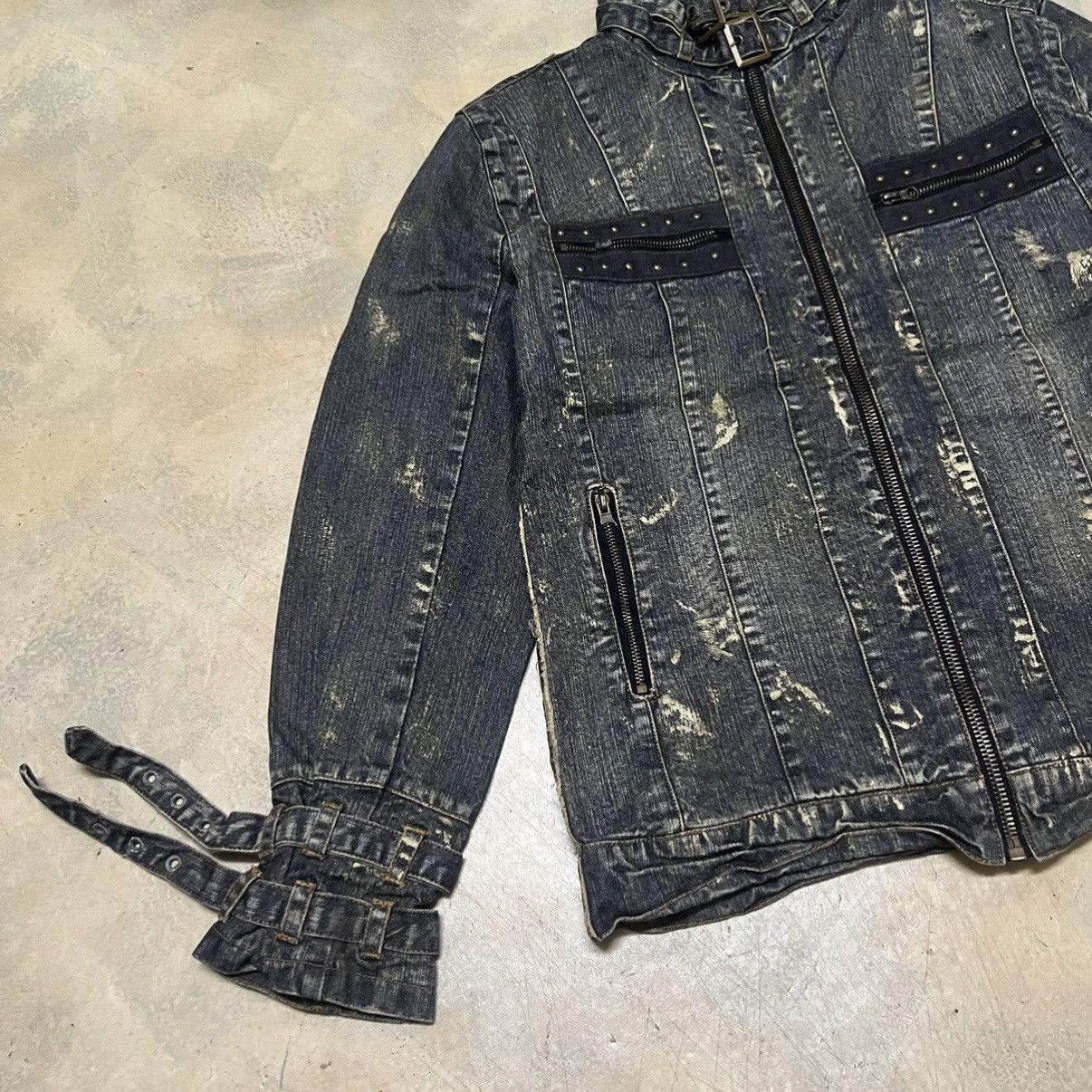 In The Attic In The Attic Punk Bondage Distressed Style Jacket Size US L / EU 52-54 / 3 - 4 Thumbnail