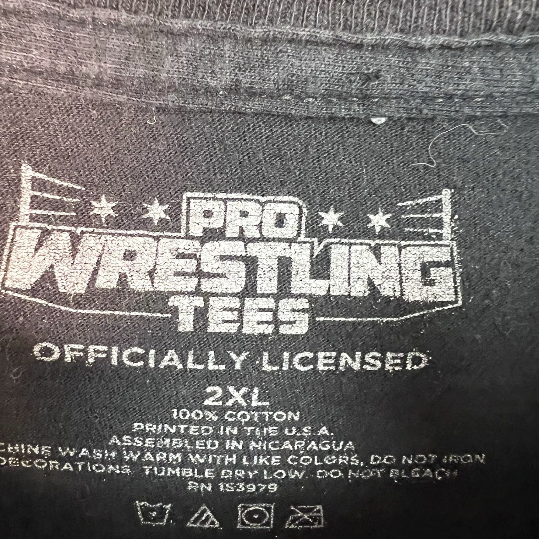 Vintage VINTAGE Pro Westling Tees Alpha Club Jericho T Shirt Adult 2XL Black Mens Size US XXL / EU 58 / 5 - 5 Thumbnail
