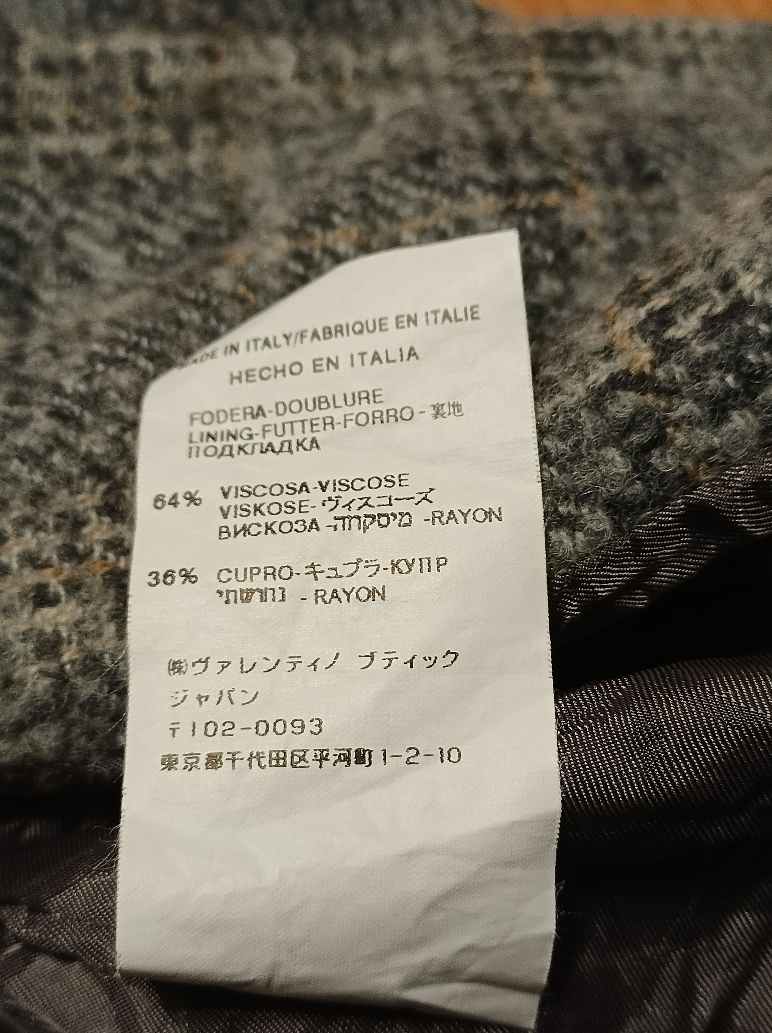 Valentino Valentino Wool Grey Plaid Check Blazer Jacket IT40 Size S / US 4 / IT 40 - 15 Thumbnail