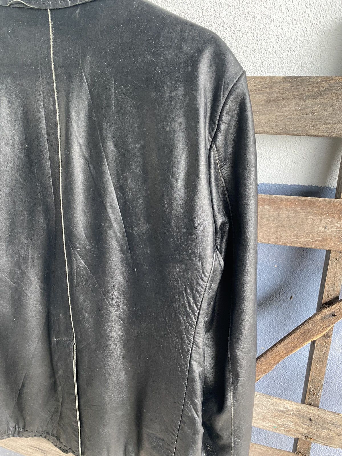 Genuine Leather Roberto Massini Genuine Horse Leather Black Jacket Size US M / EU 48-50 / 2 - 9 Thumbnail