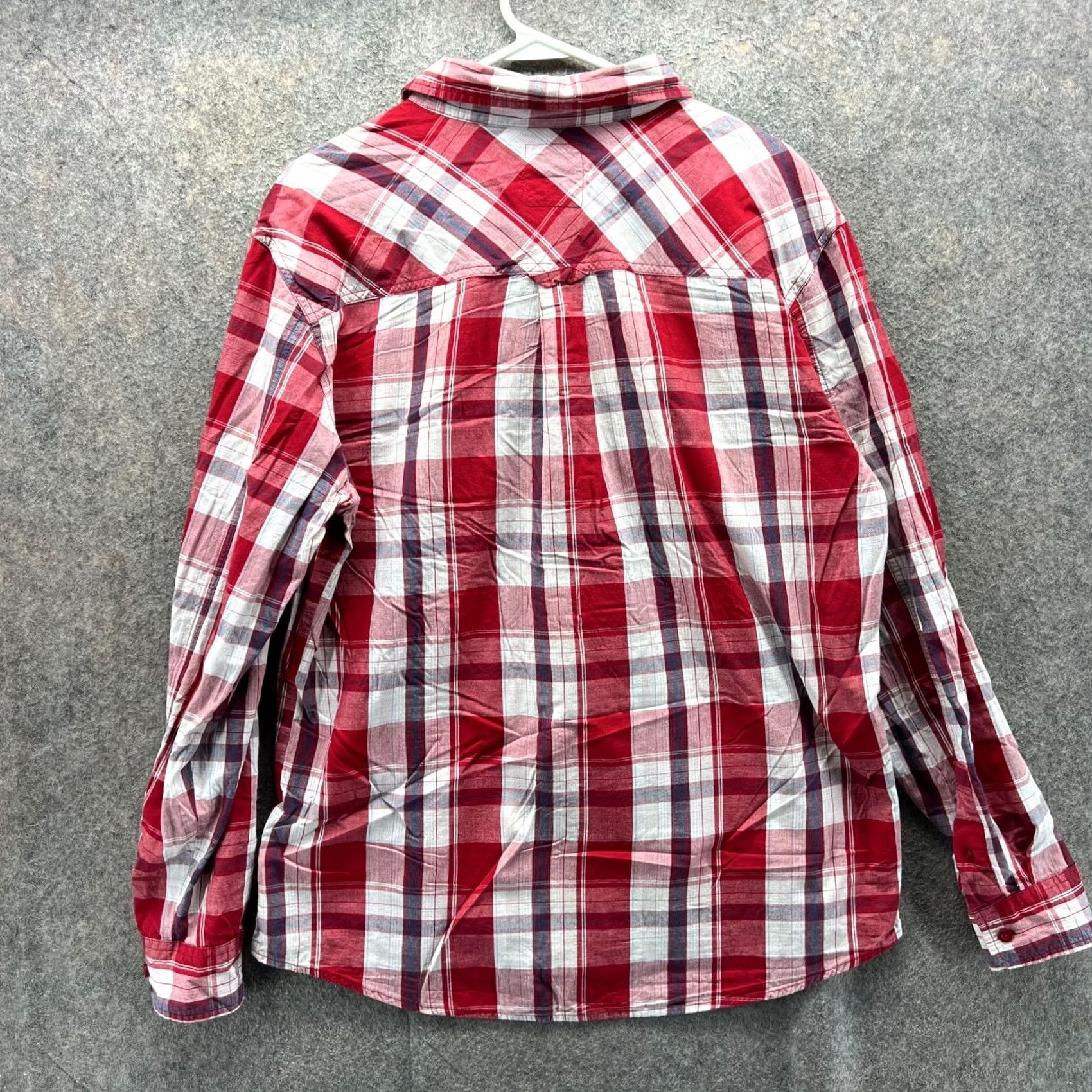 Levi's VINTAGE Levi’s Western Shirt Men Large Red Tartan Plaid Cotton Cowboy Rodeo Casual Vintage Mens Regular Long Sleeve Button-Up Pocketed Size US L / EU 52-54 / 3 - 2 Thumbnail