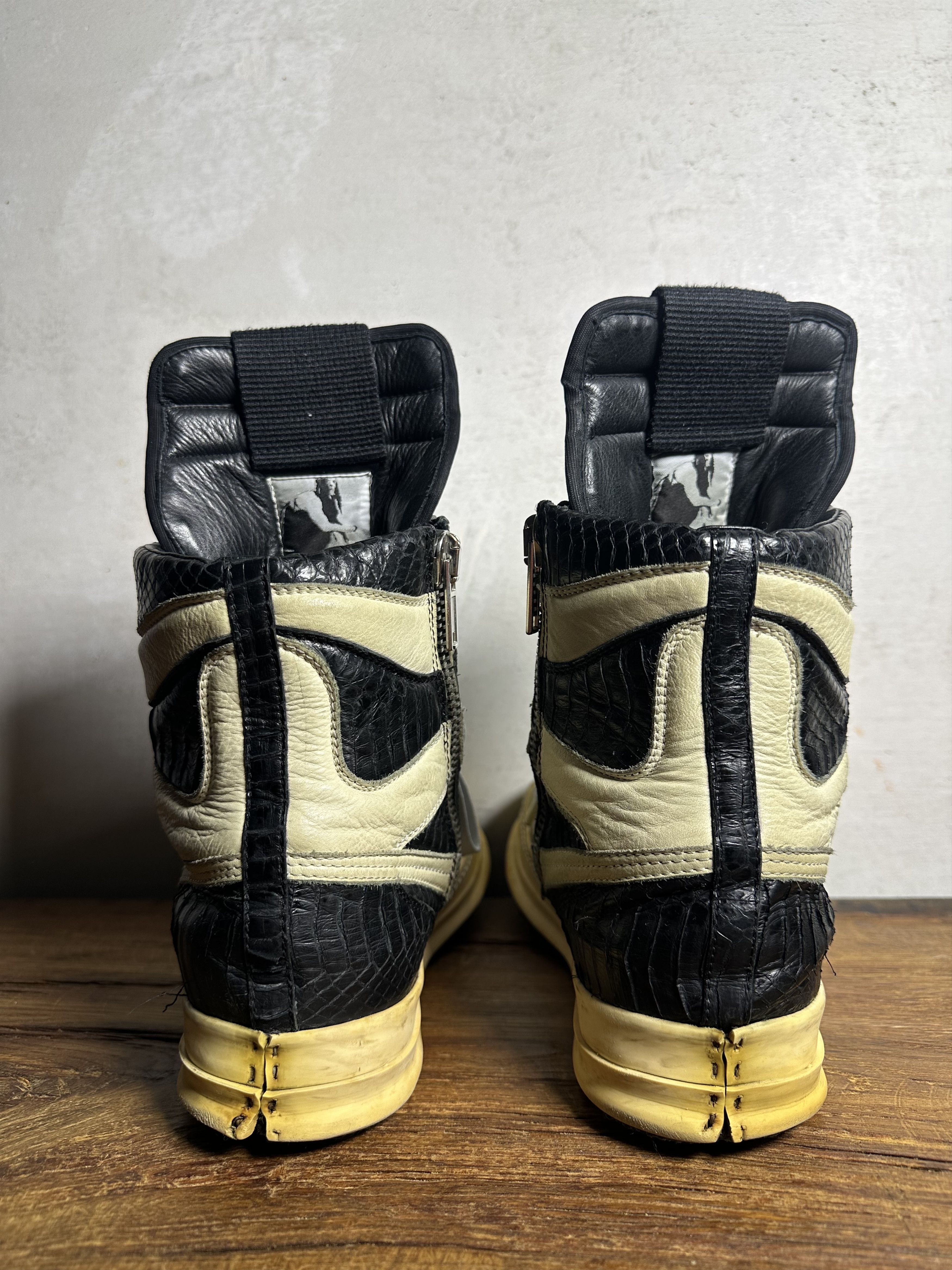 Rick Owens 1/40 Rick Owens Python Geobasket Dunk Antonioli Exclusive Size US 10 / EU 43 - 4 Thumbnail