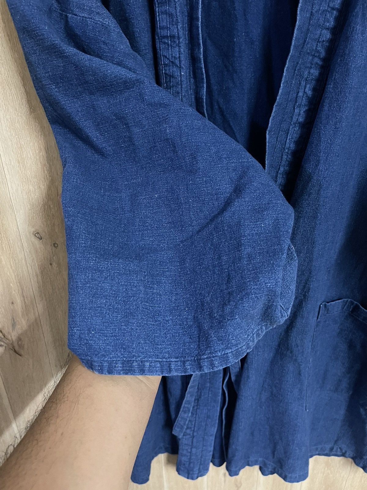 Indigo × Japanese Brand Vintage Kimono Indigo Fabric Japan L Kapital Insipired Rare Size US L / EU 52-54 / 3 - 6 Thumbnail