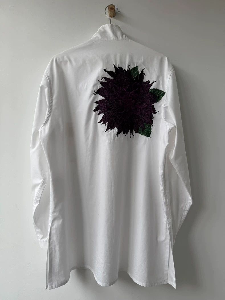 Yohji Yamamoto Yohji Yamamoto Purple Dahlia Shirt Size US M / EU 48-50 / 2 - 1 Thumbnail