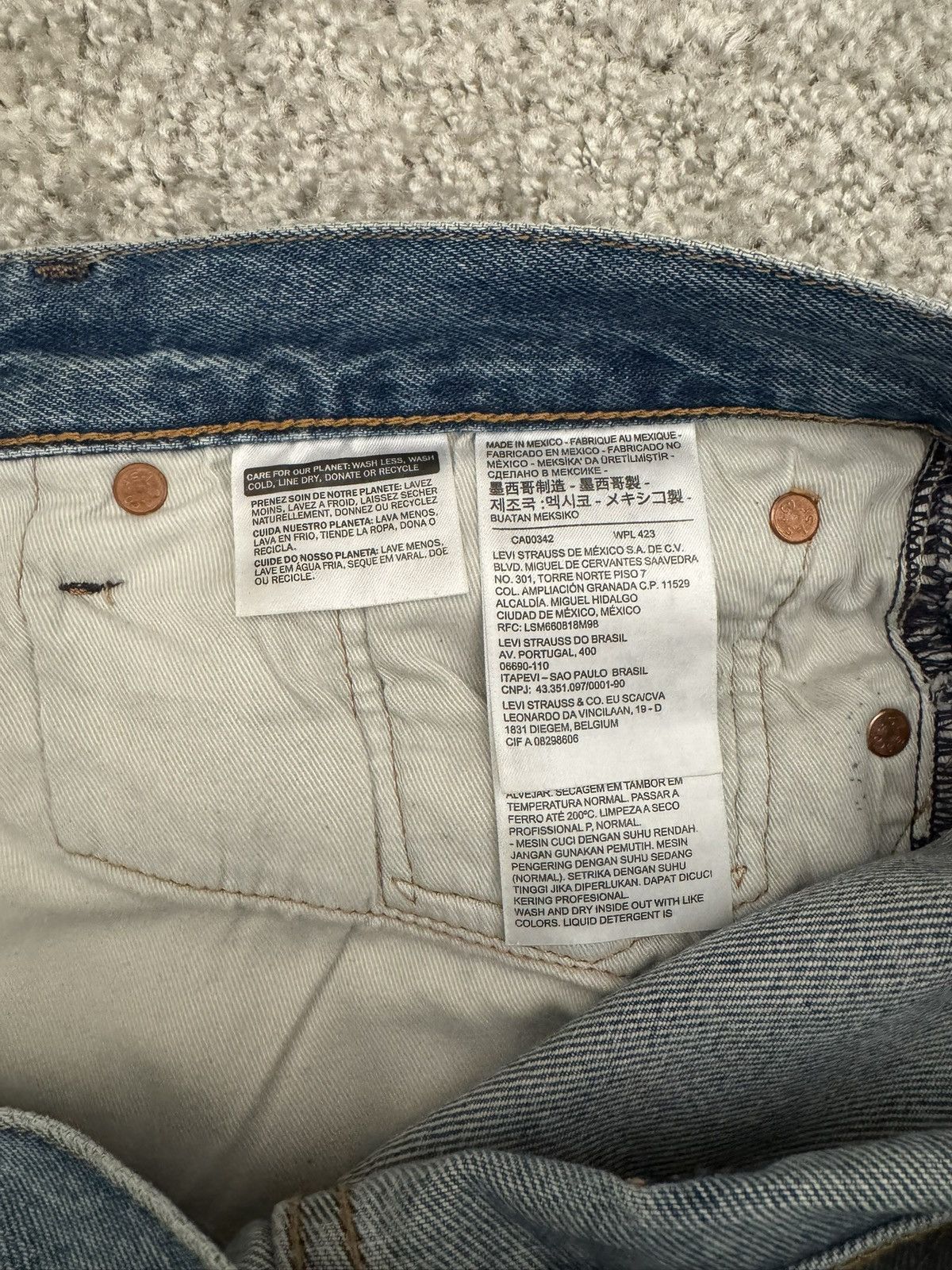 DENIM TEARS Denim Tears Levi’s Cotton Wreath Jean Size US 31 - 3 Thumbnail