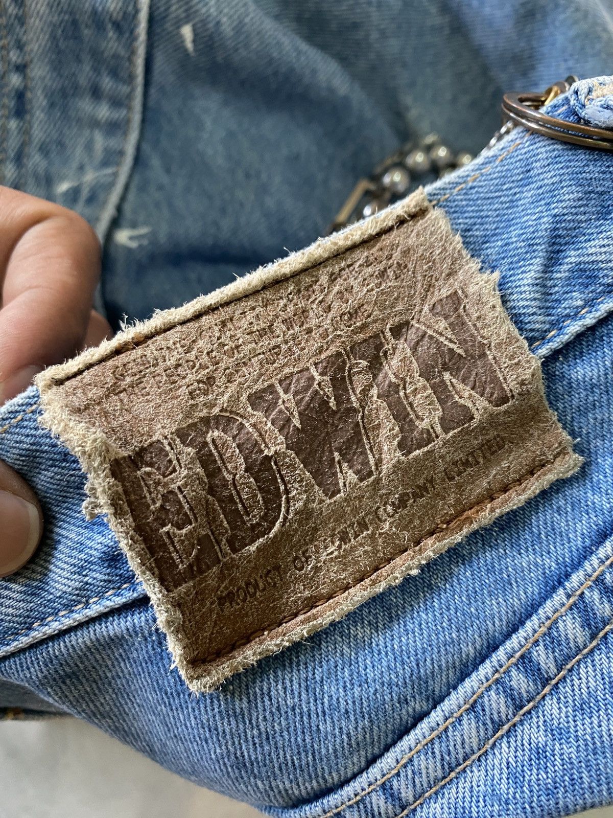 Edwin Edwin Made In Japan Vintage Jeans Shorts Pain Splatter Drip Size US 30 / EU 46 - 14 Thumbnail