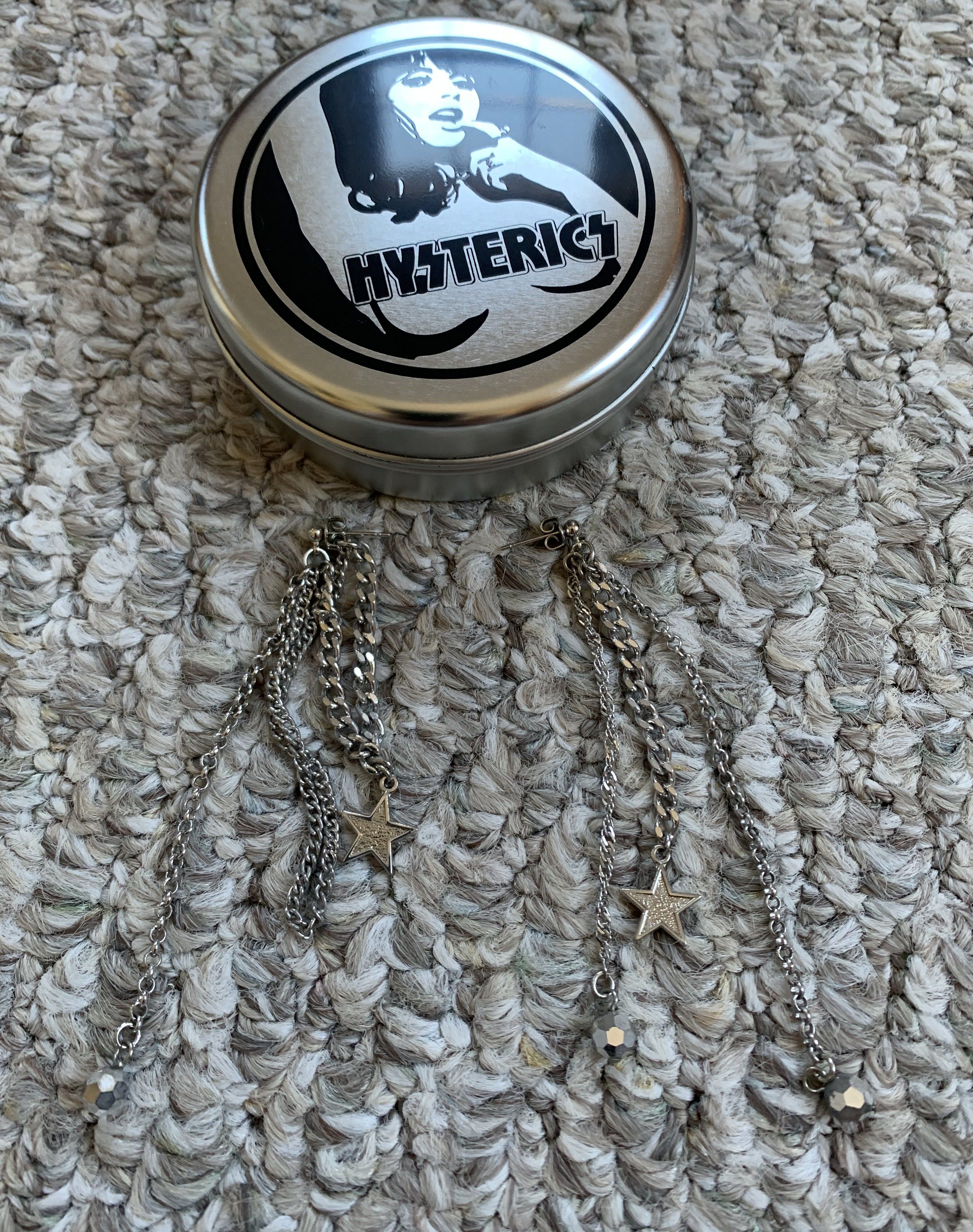 Hysteric Glamour Hysteric Glamour Chains & Stars Earrings + Case Size ONE SIZE - 2 Thumbnail