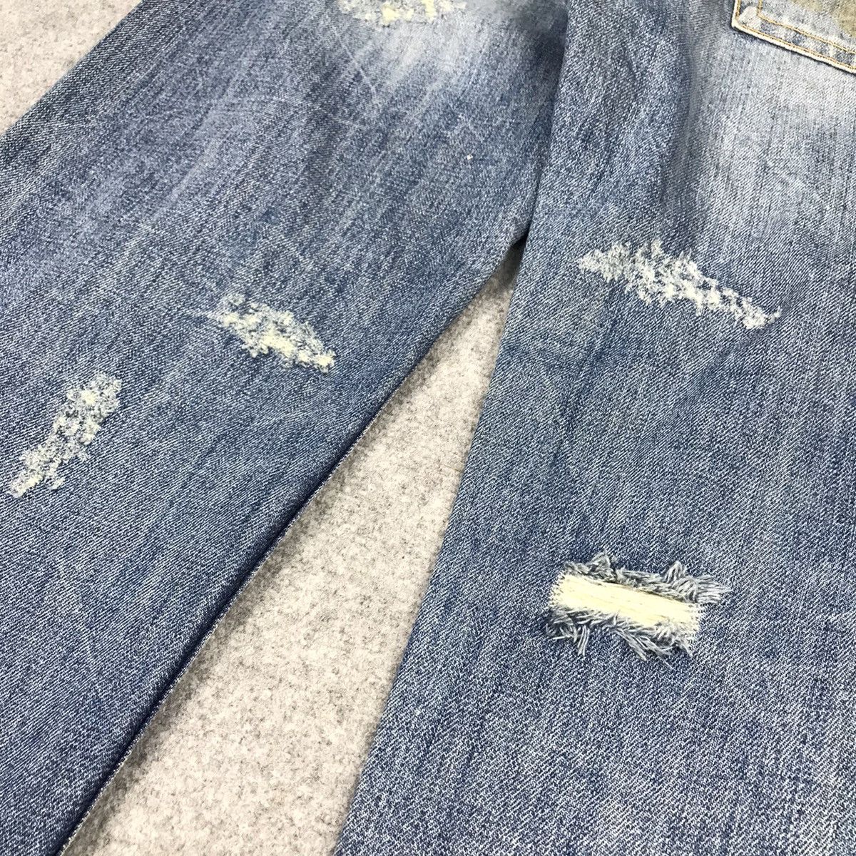 Japanese Brand DISTRESSED DENIM CO.LU JAPANESE JEANS PANTS 147 Size US 30 / EU 46 - 10 Thumbnail