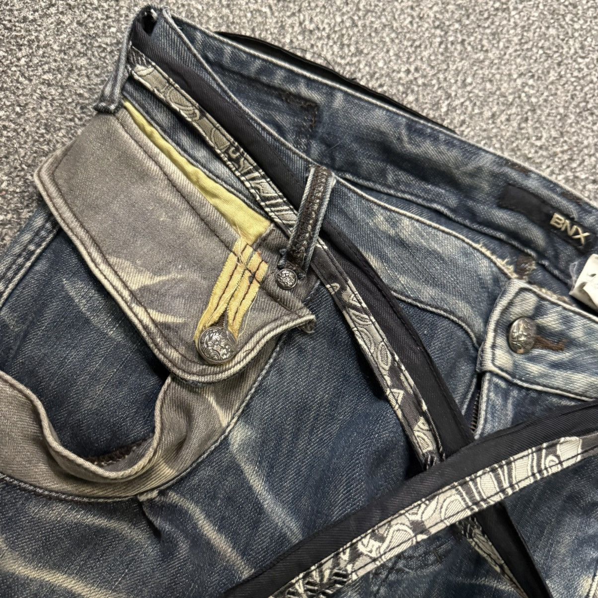 Seditionaries 🔥 Y2k Distressed Bnx Thrashed Tactical Denim Visvim Style Size US 32 / EU 48 - 13 Thumbnail