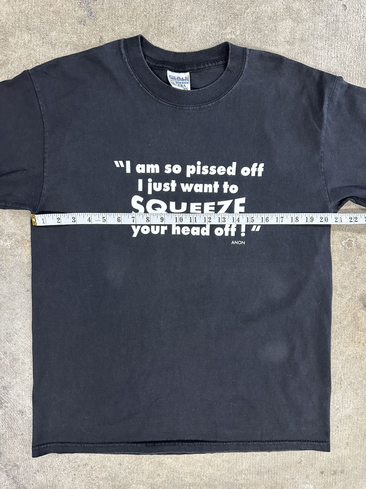 Gildan × Vintage Crazy Y2K “I’m So Pissed Off I Just Want To Squeeze” Shirt Size US L / EU 52-54 / 3 - 5 Thumbnail