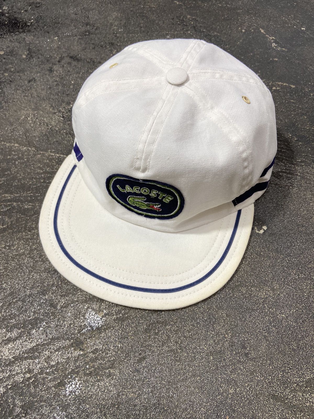 Lacoste × Vintage Vintage Lacoste Unstructured Cap Made In France Size ONE SIZE - 1 Thumbnail