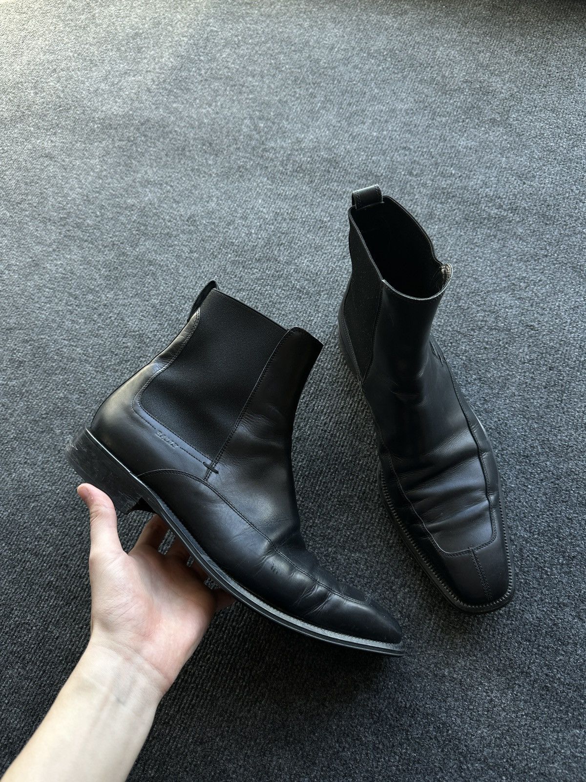 Bally LUXURY 🚨 BALLY VNTG BOOTS MEN BLACK COWBOY SHELSEY RARE Size US 10 / EU 43 - 1 Thumbnail