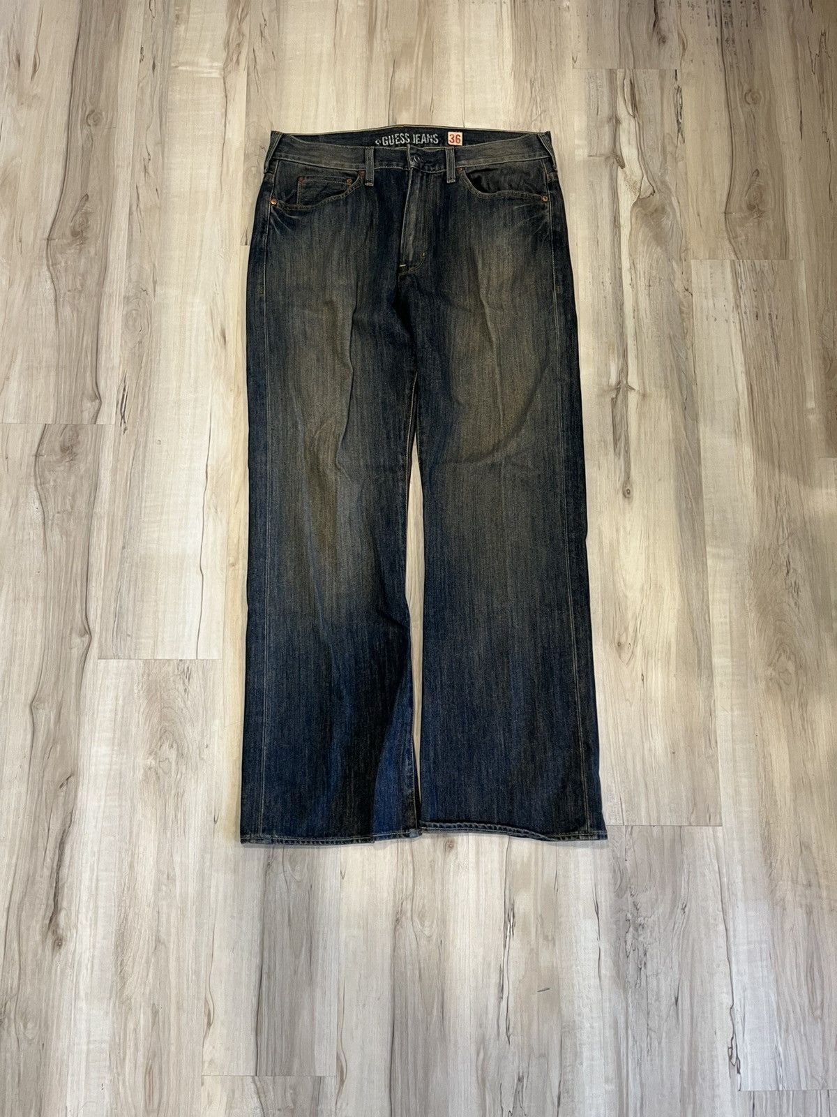 Guess × Vintage Y2K guess jeans wide leg baggy jeans Size US 36 / EU 52 - 1 Thumbnail