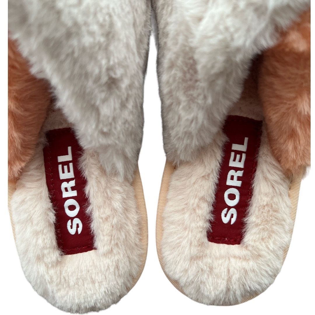 SOREL Sorel Nova Sand Go Mail Run Faux Fur Suede Slippers, US7 Size US 7 / IT 37 - 5 Thumbnail