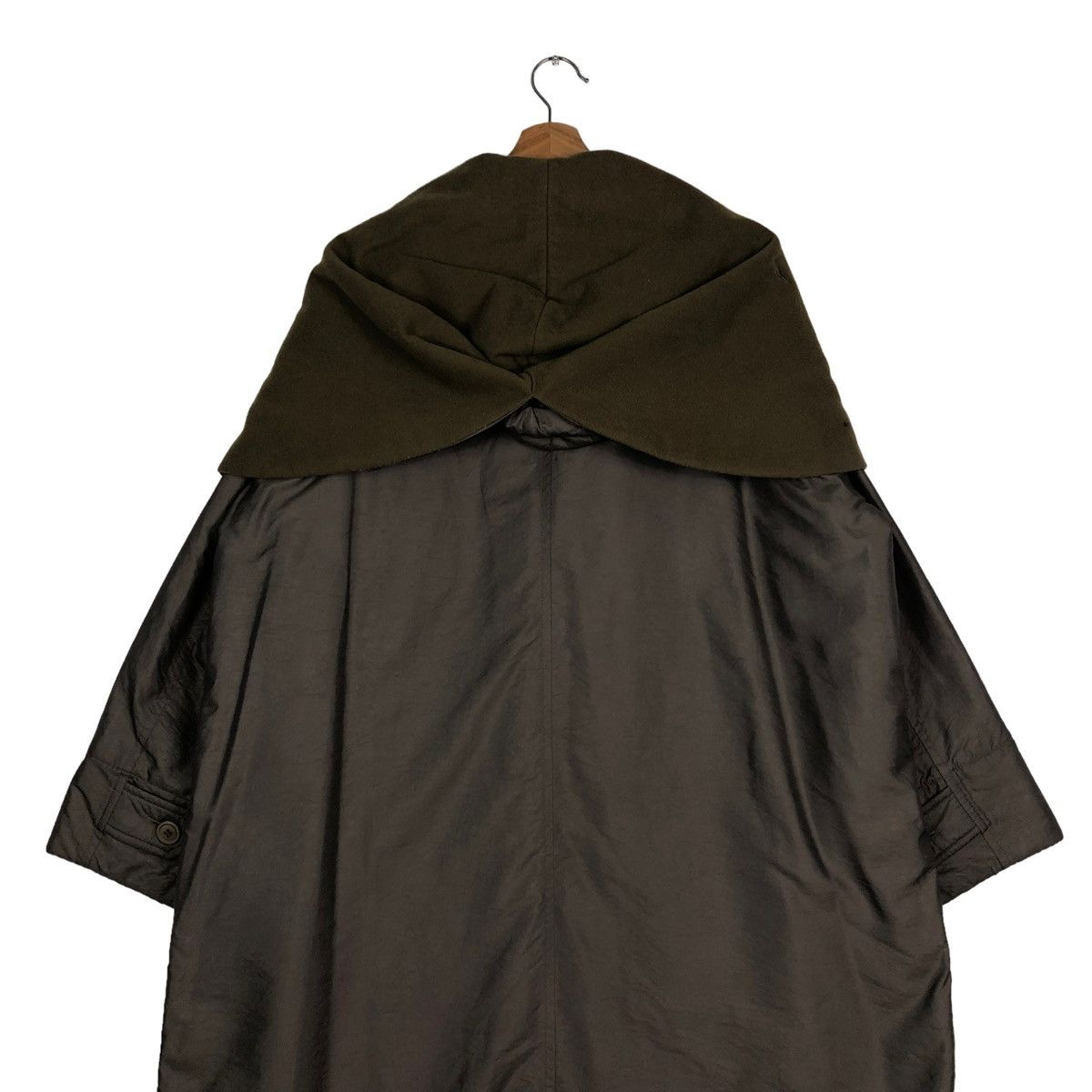 Issey Miyake 🔥VINTAGE WINDCOAT ISSEY MIYAKE LONG JACKET DOUBLE BREAST Size US M / EU 48-50 / 2 - 12 Thumbnail