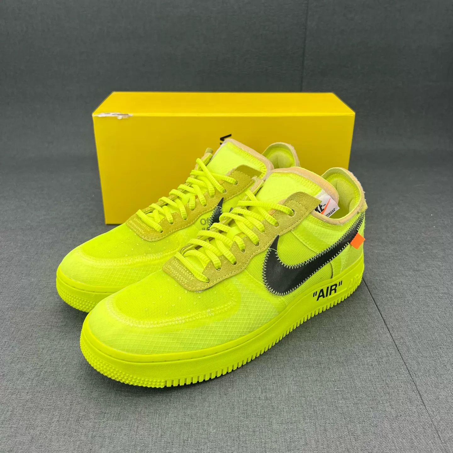Nike AF1 Volt Green 44.5, like new, with box Size US 10.5 / EU 43-44 - 1 Thumbnail
