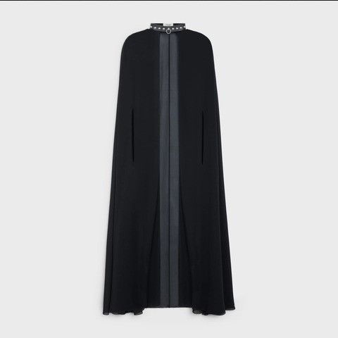 o1w1db10823 Leather Long Bridal Logo in Black