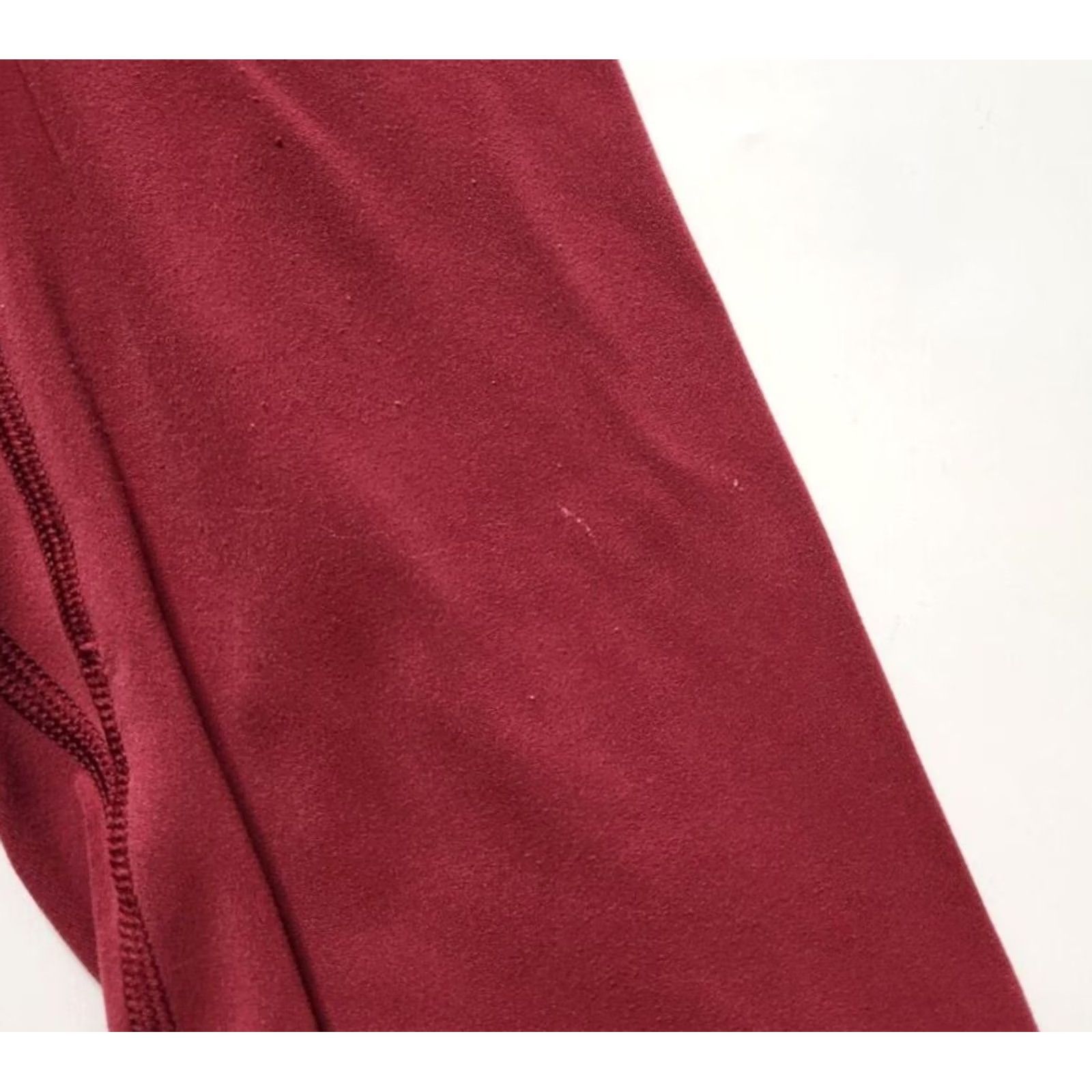 Lululemon Lululemon Cropped Leggings Womens 8 Red Solid Activewear Bottoms Pants Size 30" / US 8 / IT 44 - 4 Thumbnail
