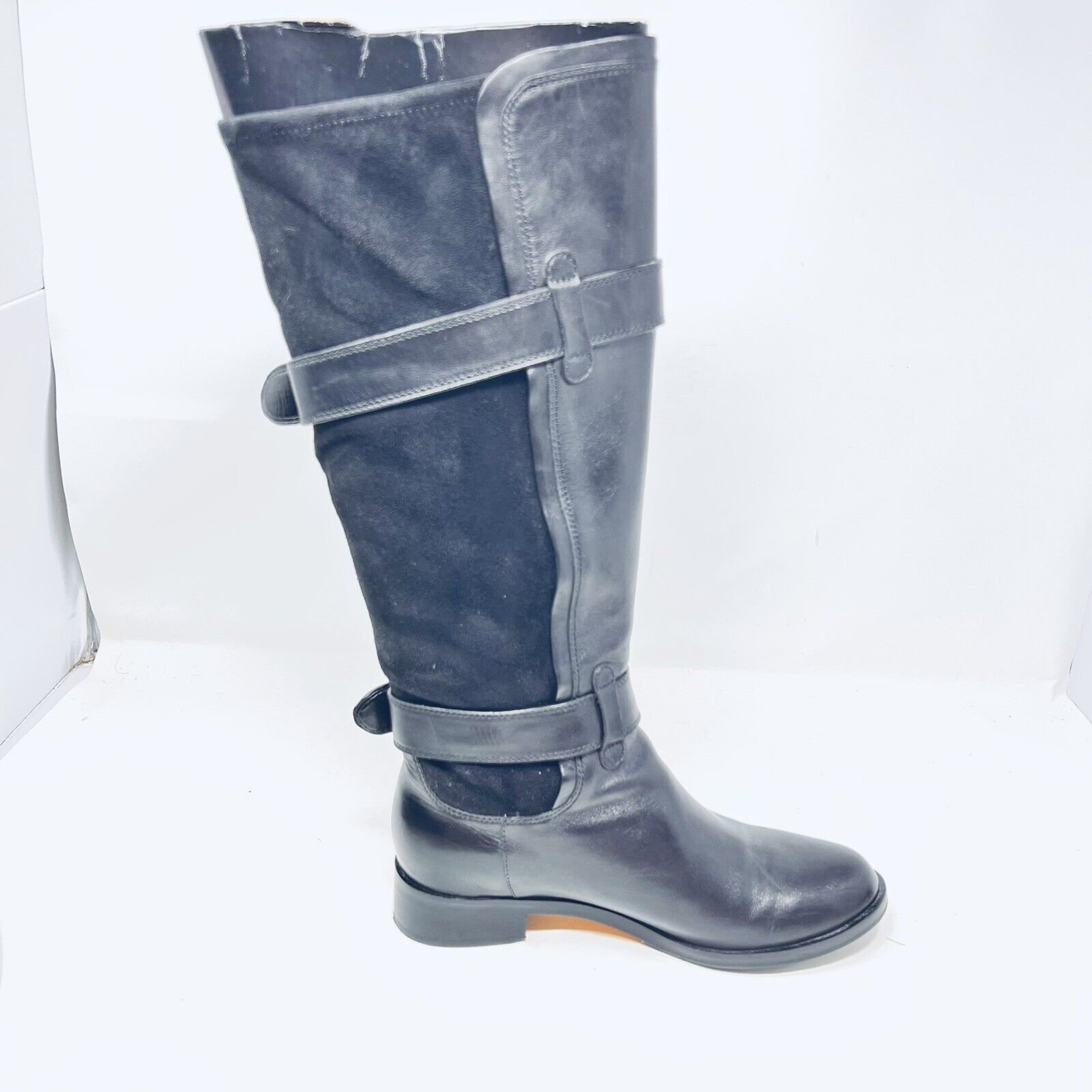 Cole Haan Cole Haan Boots Womens Whitley Black Buckle Riding 8 B Size US 8 / IT 38 - 2 Thumbnail