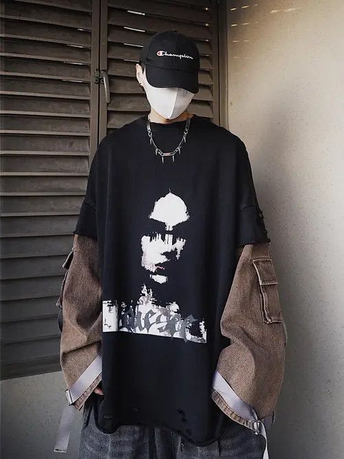 Other FACE Graphic Oversized Double Sided Sweatshirt Size US M / EU 48-50 / 2 - 8 Thumbnail
