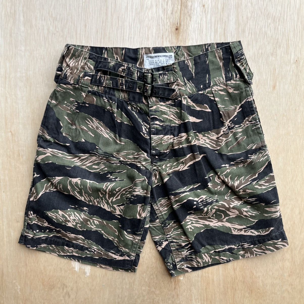 Beams Plus BEAMS BOYS CAMO TIGER STRIPES GURKHA SHORT Size 28" / US 6 / IT 42 - 1 Thumbnail