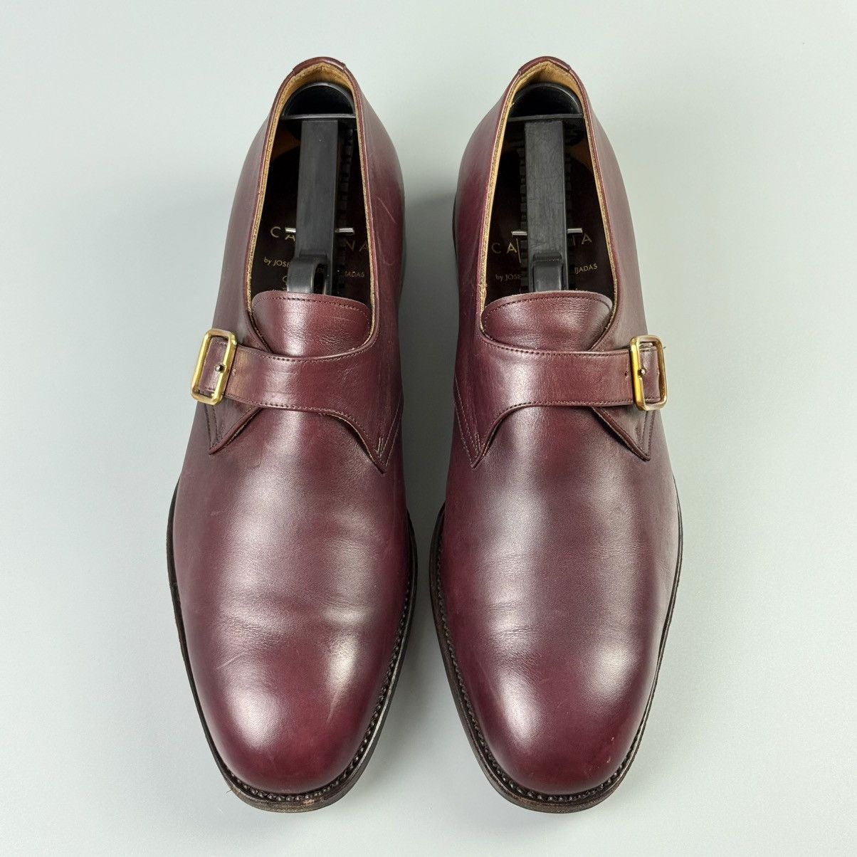 Carmina Carmina 565 Single Monk Shoes Size US 8 / EU 41 - 4 Thumbnail