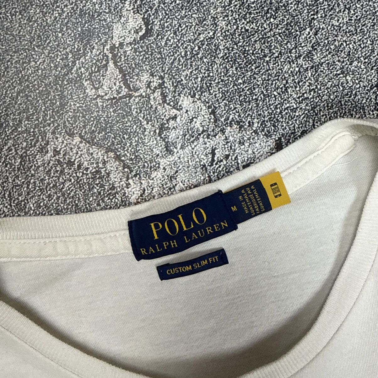 Polo Ralph Lauren Polo Ralph Lauren Polo Bear Graphic Tshirt White Size M Size US M / EU 48-50 / 2 - 9 Thumbnail