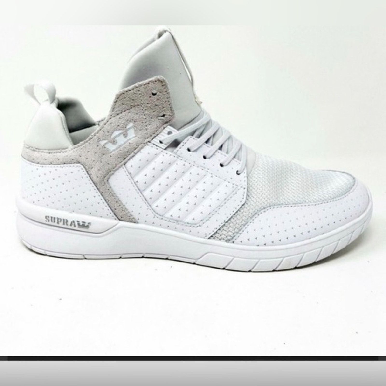 Supra Stylish Y2K Supra White Men's Sneakers size 9 Size US 9 / EU 42 - 3 Thumbnail