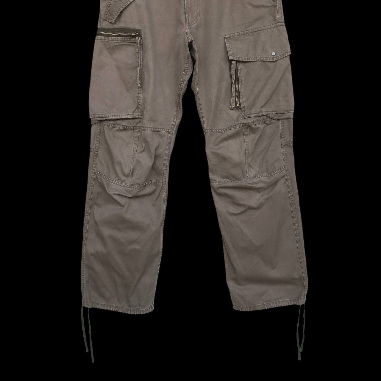 PPFM BJ03-44 RARE PPFM MILITARY TRACKTOR CARGO PANT DRAWSTRING Size US 30 / EU 46 - 12 Thumbnail