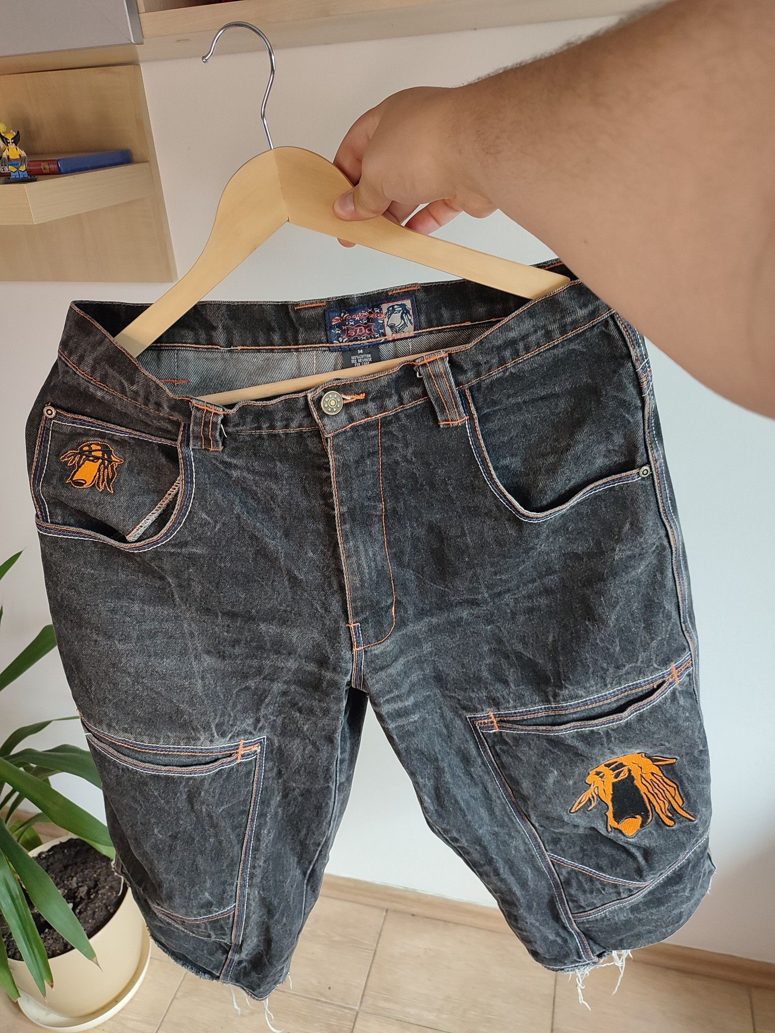 Snoop Dogg Vintage Snoop Dogg Denim Shorts (Early 2000s) Size US 34 / EU 50 - 3 Thumbnail