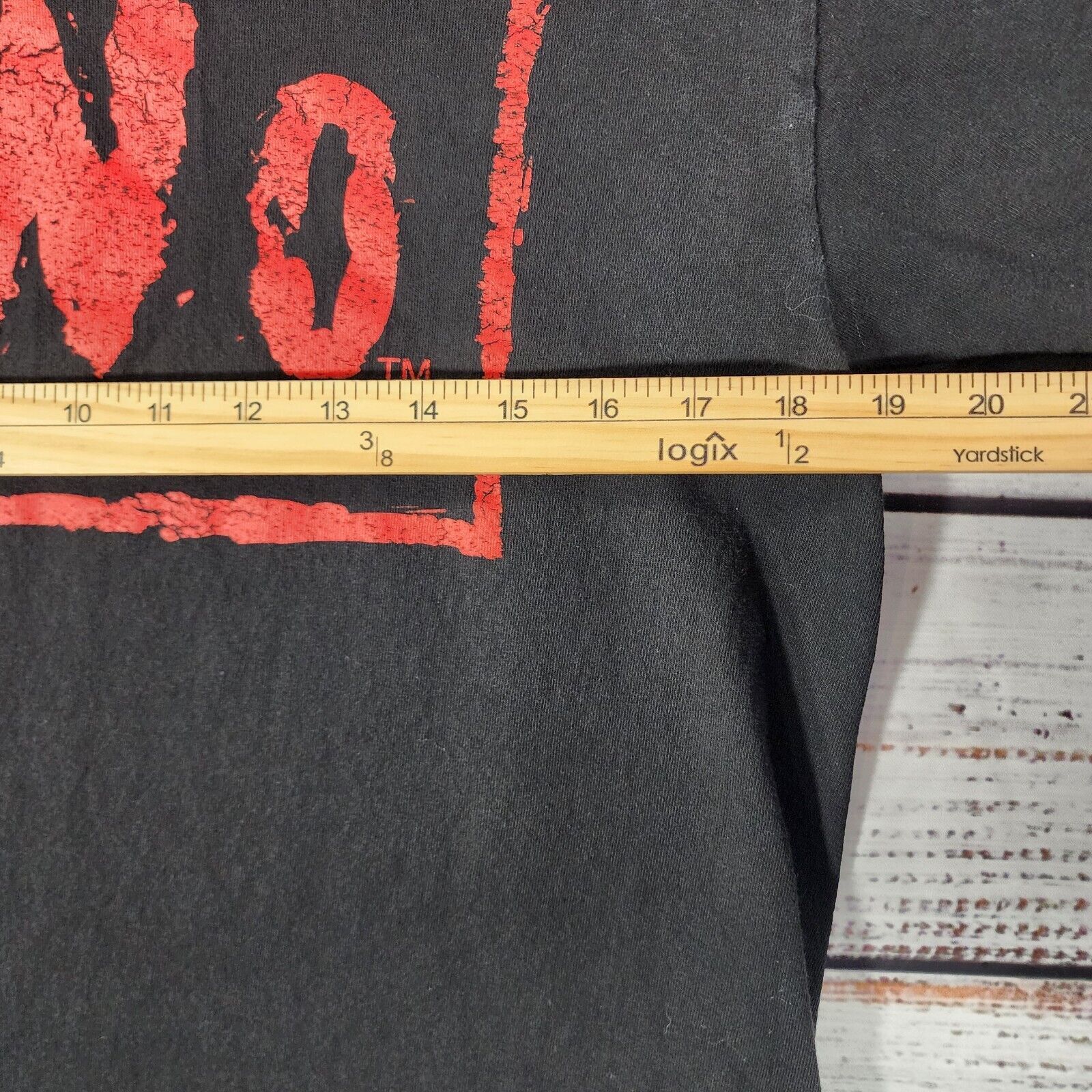 WWE AUTHENTIC WWE WOLFPAC RED & BLACK NWO SHIRT ~ Medium Size US M / EU 48-50 / 2 - 4 Thumbnail