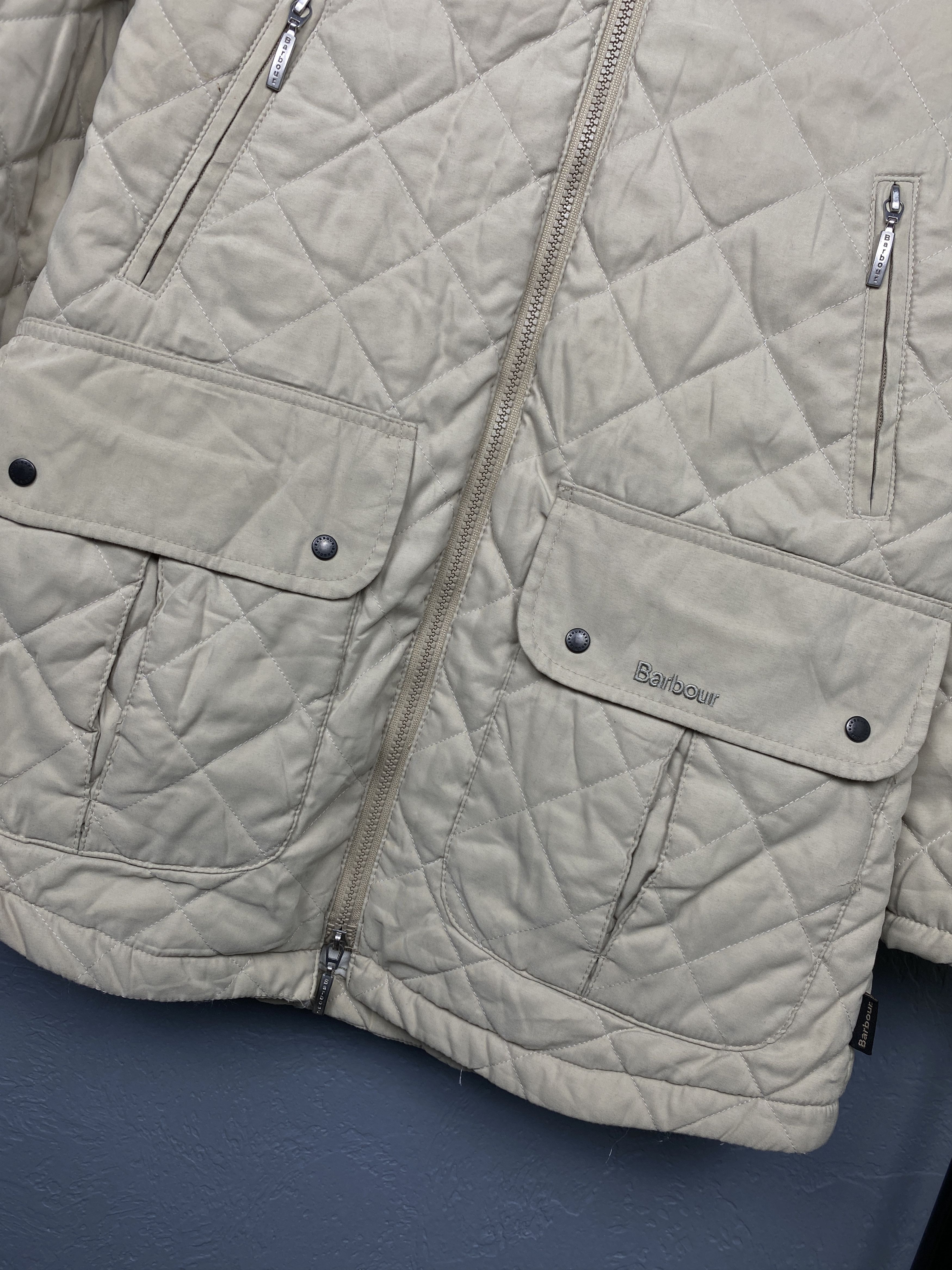 Barbour Barbour Vintage Womens Microfibre Sporting Quilted Jacket Size M / US 6-8 / IT 42-44 - 3 Thumbnail