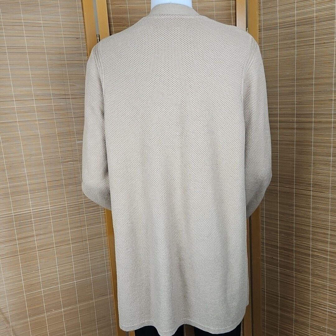 Other J Jill Sweater Womens Petite L V Neck Cardigan Duster Cotton Size L / US 10 / IT 46 - 3 Thumbnail