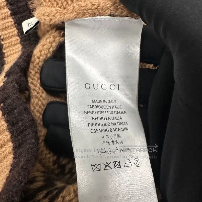 Gucci Gucci Full print logo Fair Island long-sleeved pullover sw Size XS / US 0-2 / IT 36-38 - 4 Thumbnail