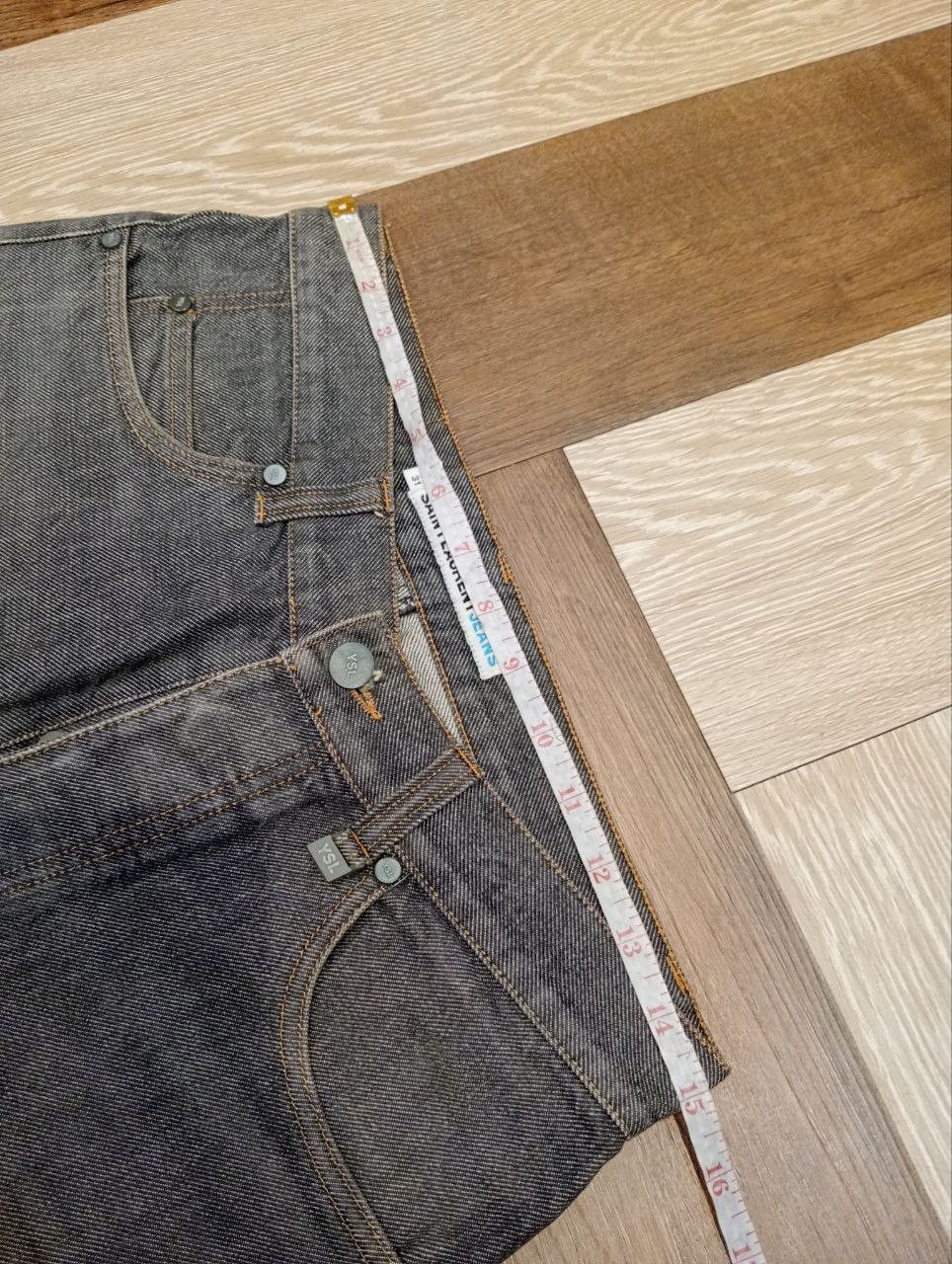 Saint Laurent Paris SAINT LAURENT JEANS GREY DENIM PANTS Size US 31 - 14 Thumbnail