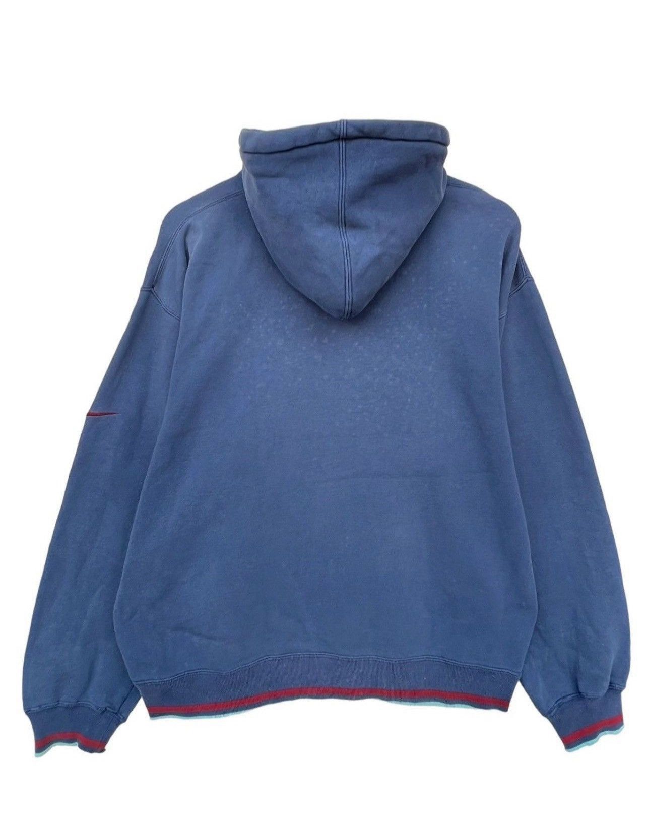 Nike Vintage Nike Embroidered Spellout Sunfaded Baggy Boxy Hoodie Size US XL / EU 56 / 4 - 2 Thumbnail